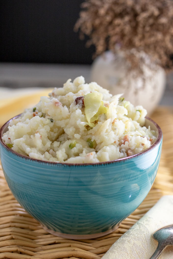 Colcannon Irish Mashed Potatoes - Binky's Culinary Carnival