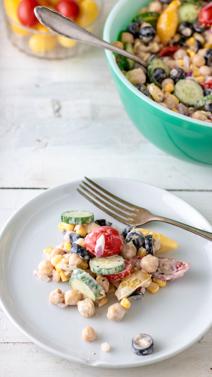 Southwestern Garbanzo Bean Salad