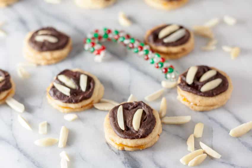 Ischler - Austrian Shortbread, Chocolate & Apricot