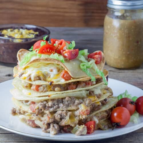 Easy Stacked Enchiladas Binky's Culinary Carnival