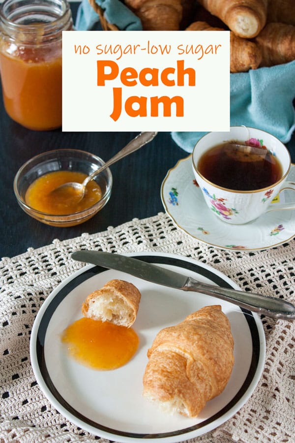 Low Sugar Peach Jam Recipe Binky's Culinary Carnival