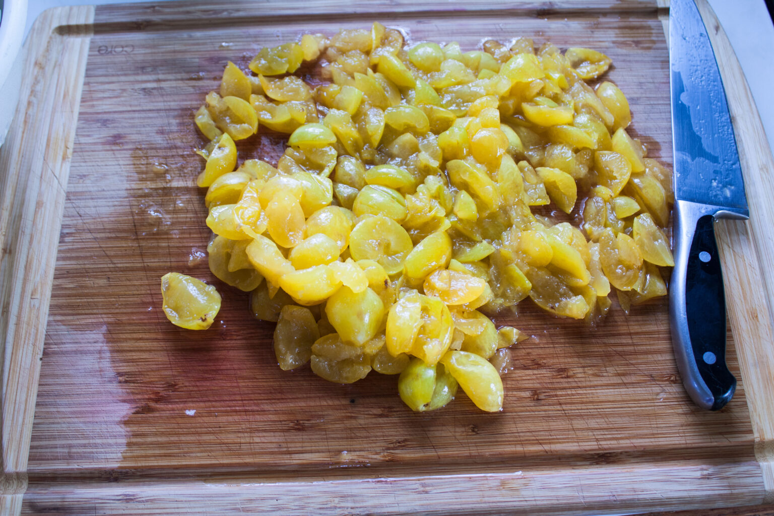 Yellow Plum Sorbet Easy Yellow Plum Recipe Binky's Culinary Carnival