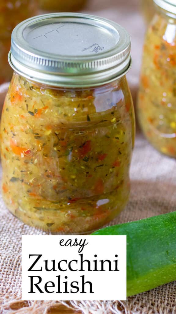 Zucchini Relish Water Bath or Quick Canned Binky's Culinary Carnival