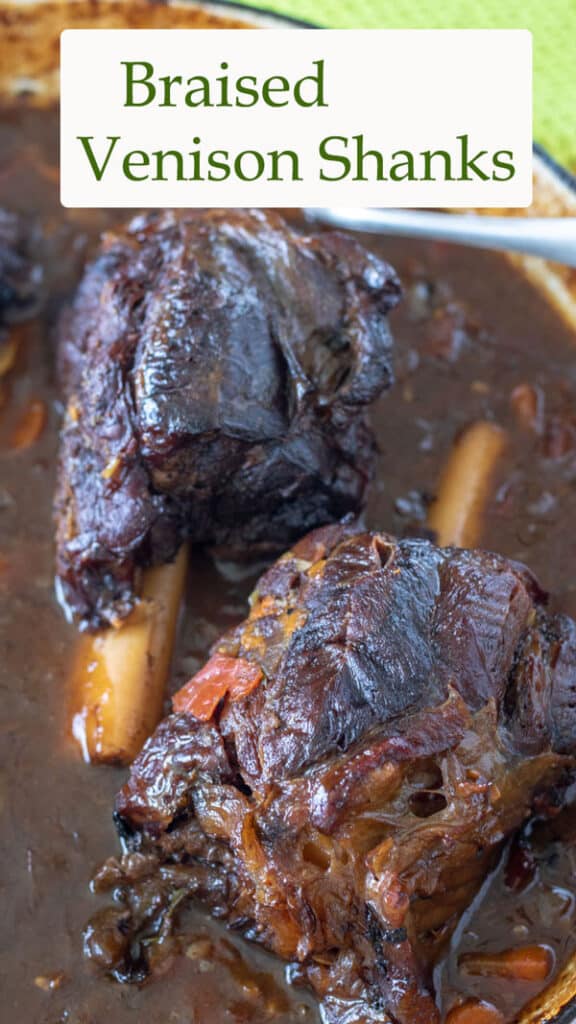 Braised Venison Shanks Binky's Culinary Carnival