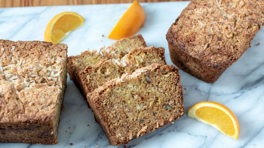 Orange, Pineapple, Coconut Bread Binky's Culinary Carnival