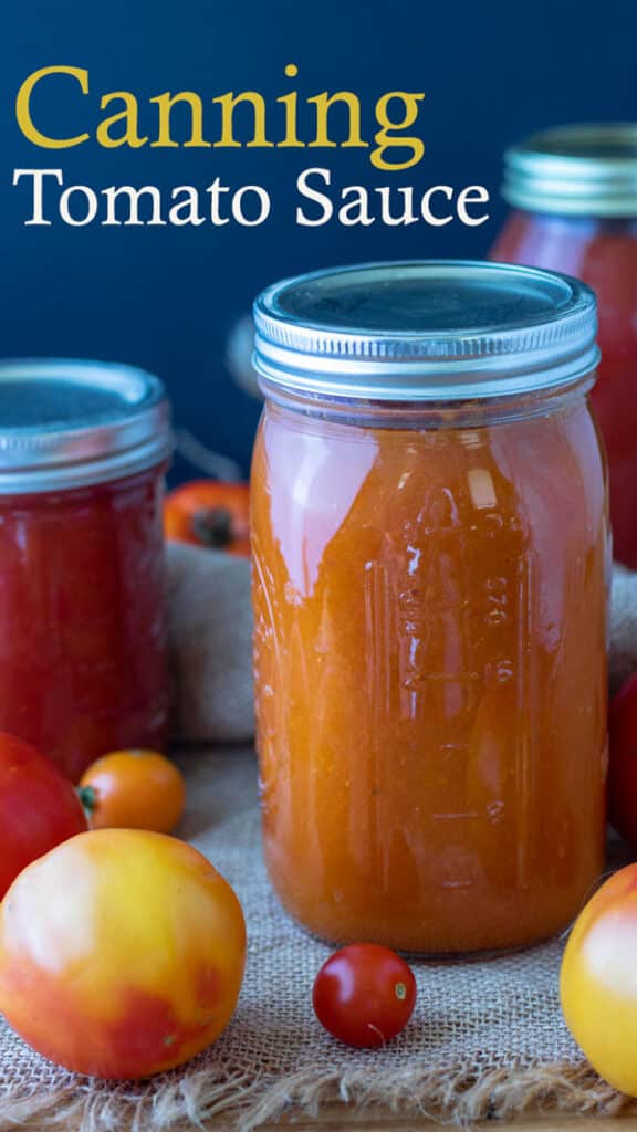Canning Tomato Sauce - Binky's Culinary Carnival