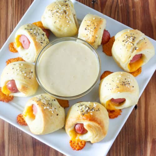 Pigs in a Blanket & Honey Dijon Dipping Sauce Binky's Culinary Carnival