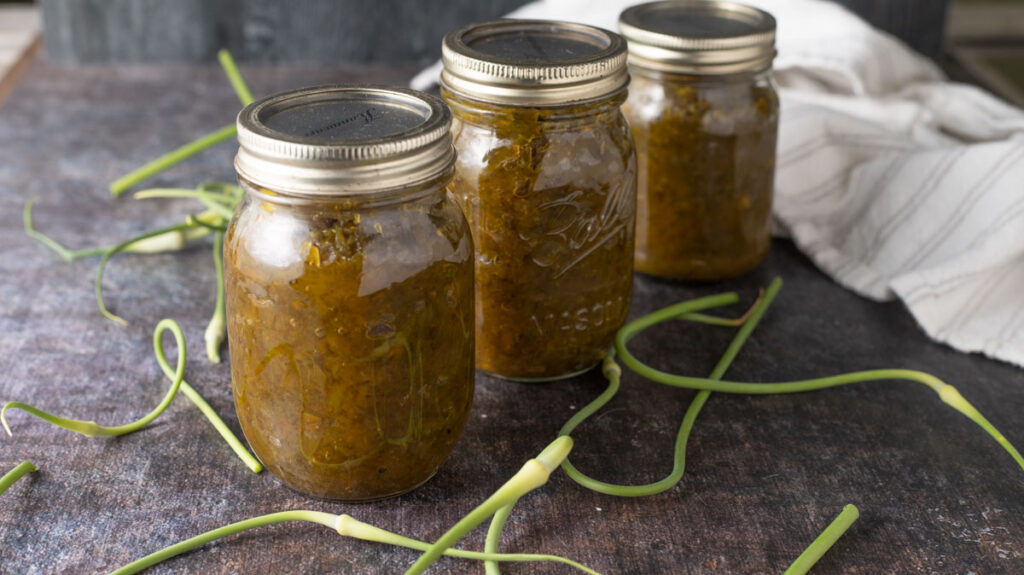Garlic Scape Relish Binky's Culinary Carnival