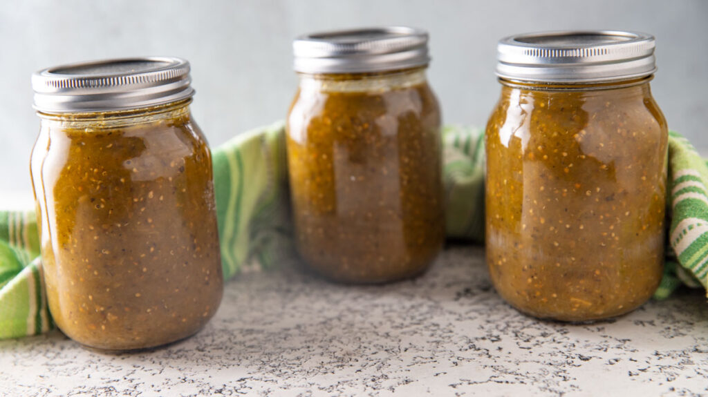 Pomodori Verdi Green Tomato Sauce Binky's Culinary Carnival