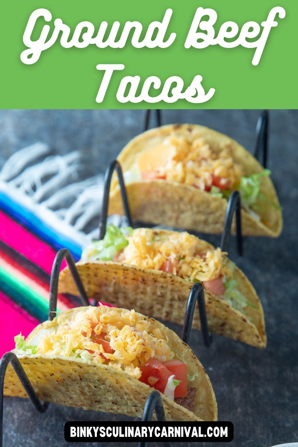 Ground Beef Tacos | Stovetop- Instant Pot - Binky's Culinary Carnival