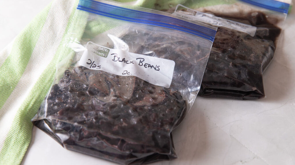 Instant Pot Black Beans {and Freeze Them for Later} - Binky's Culinary