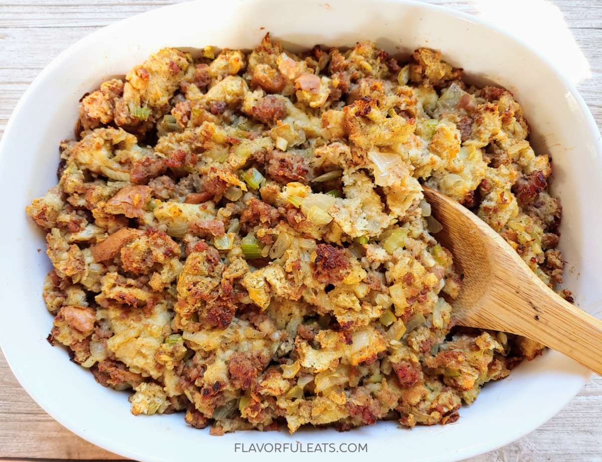 Moms Sausage Stuffing