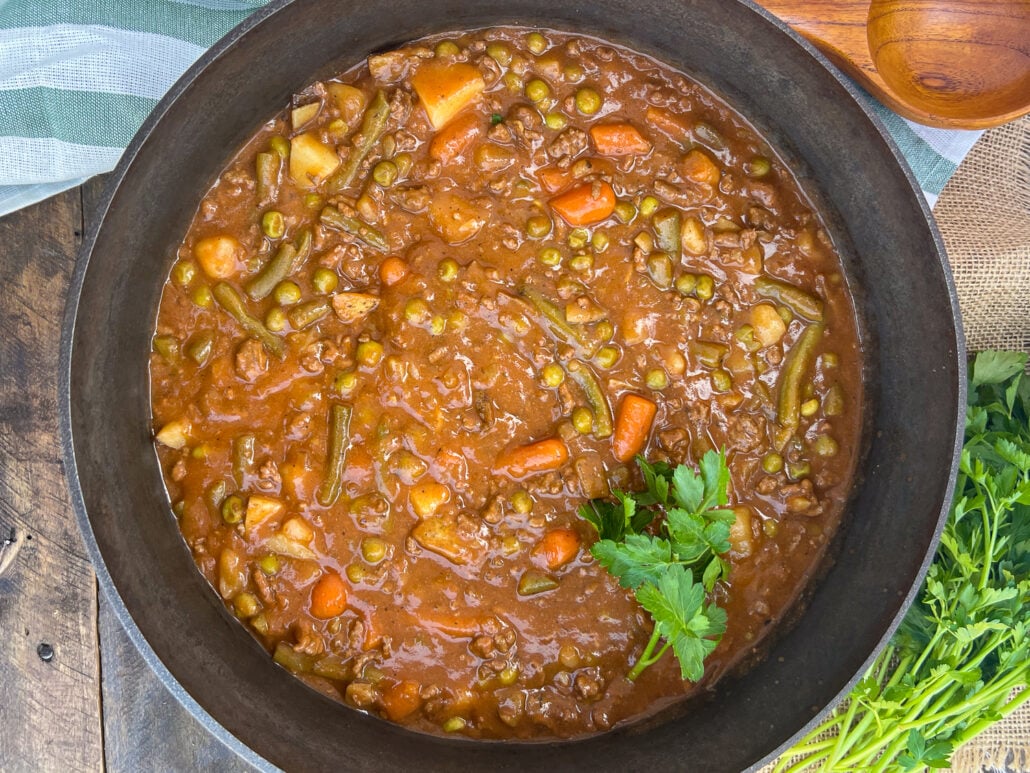 Ground beef stew