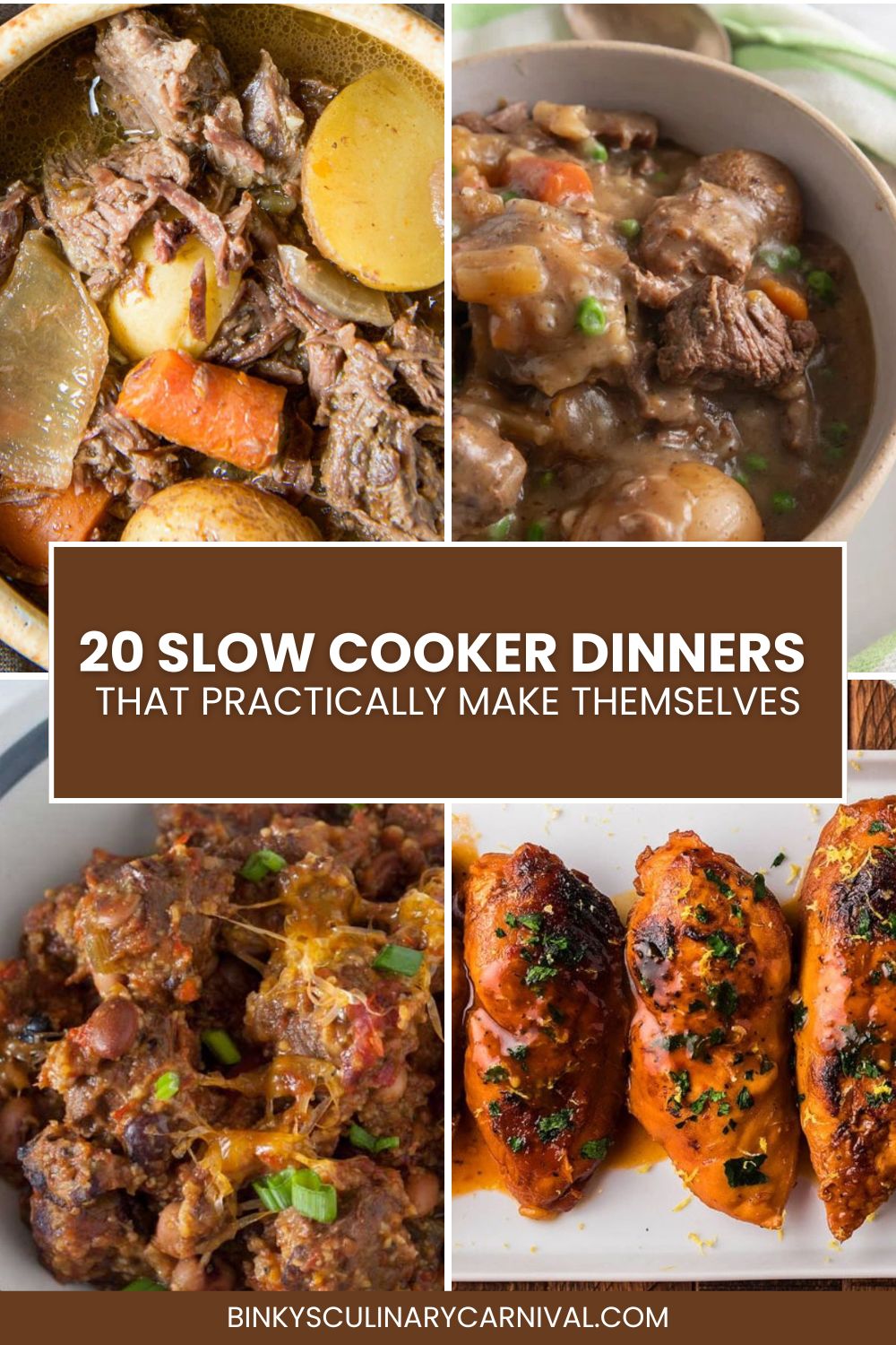 20 Slow Cooker Dinners That Practically Make Themselves - Binky's ...