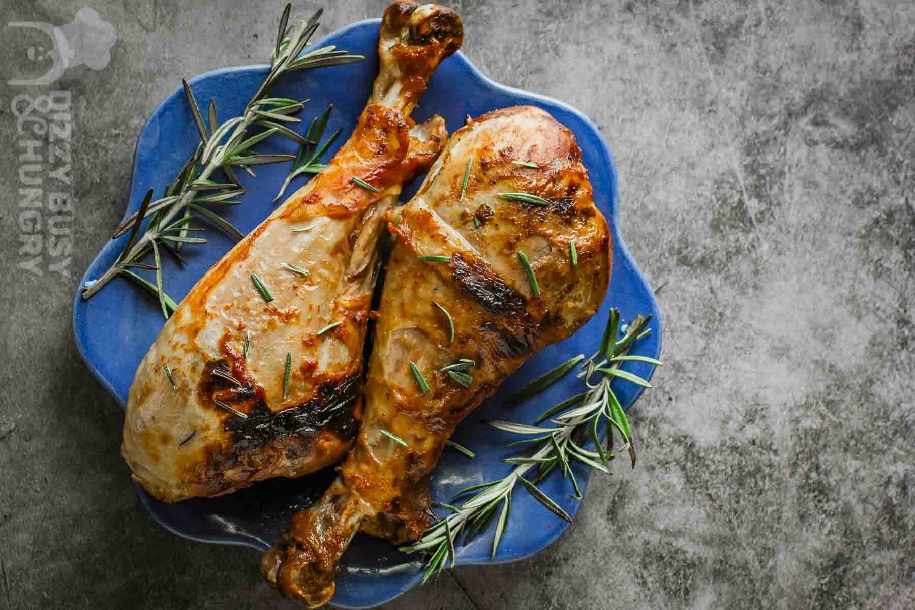 Easy Slow Cooker Turkey Legs (with Homemade Sauce)