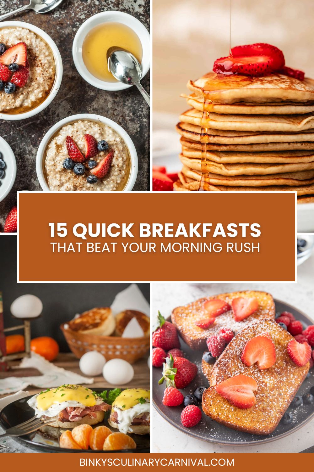 15 Quick Breakfasts That Beat Your Morning Rush - Binky's Culinary Carnival
