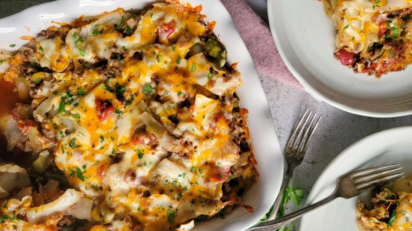 CABBAGE CASSEROLE (LOW CARB/KETO FRIENDLY)
