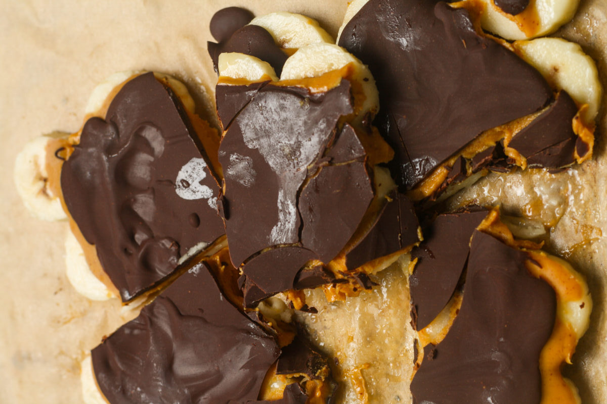 An overhead shot of Banana Bark.