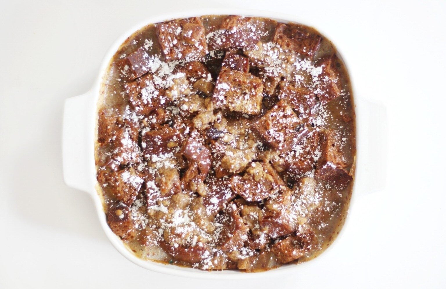 A casserole of Gluten-Free French Toast Casserole