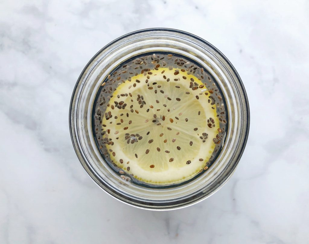 Lemon and Chia Water
