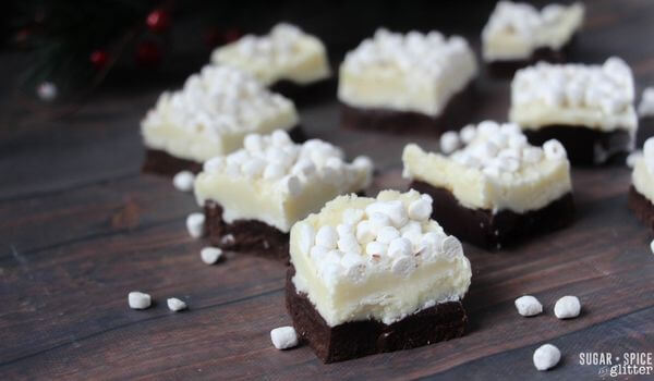 Hot Cocoa Fudge with marshmallows or not