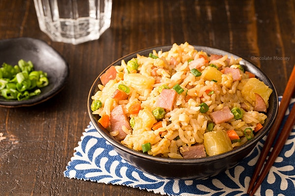 A bowl of Hawaiian Fried Rice