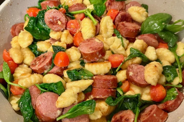 One Pan Gnocchi And Sausage Recipe