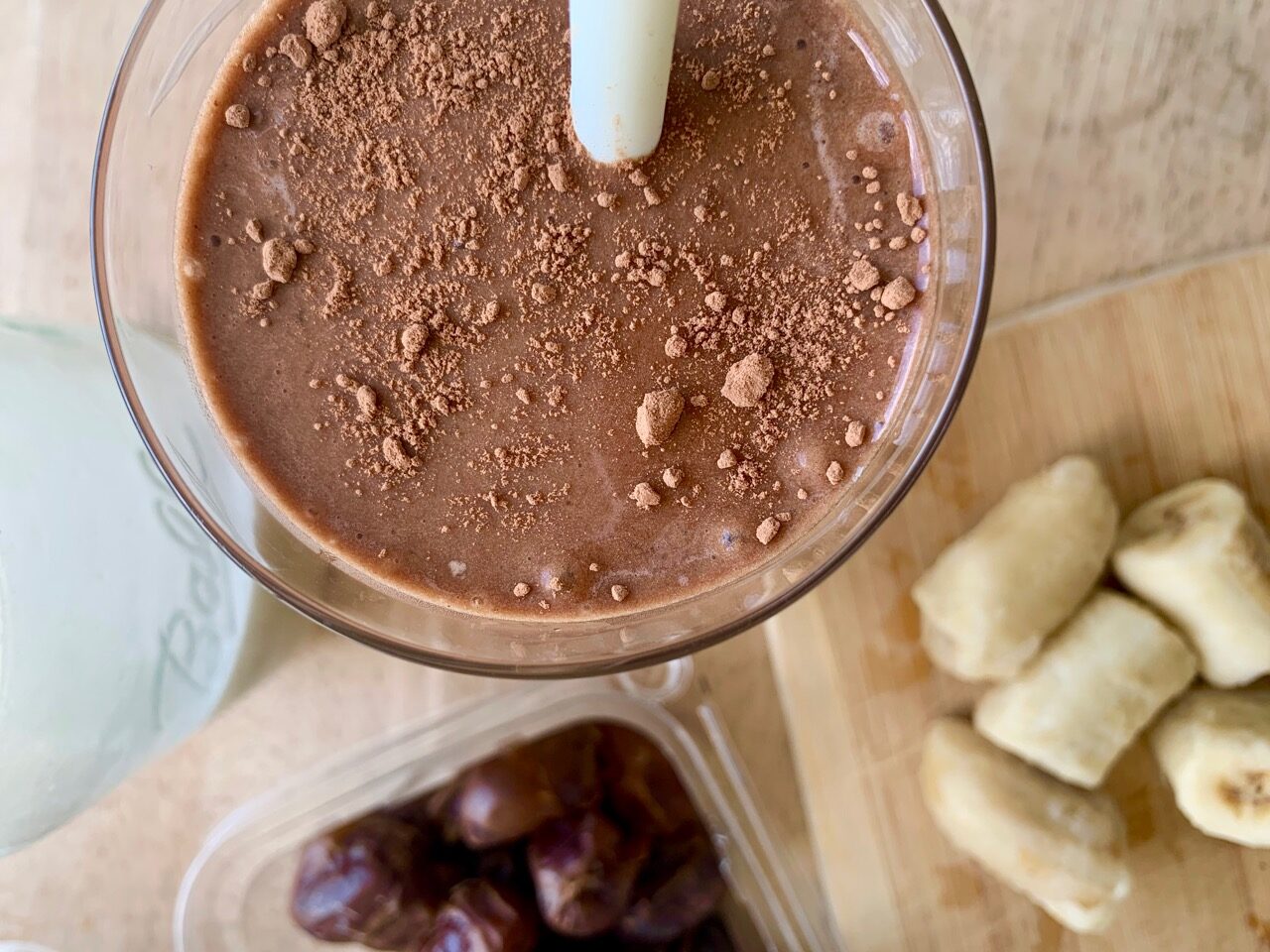 Creamy Chocolate Vegan Milkshake
