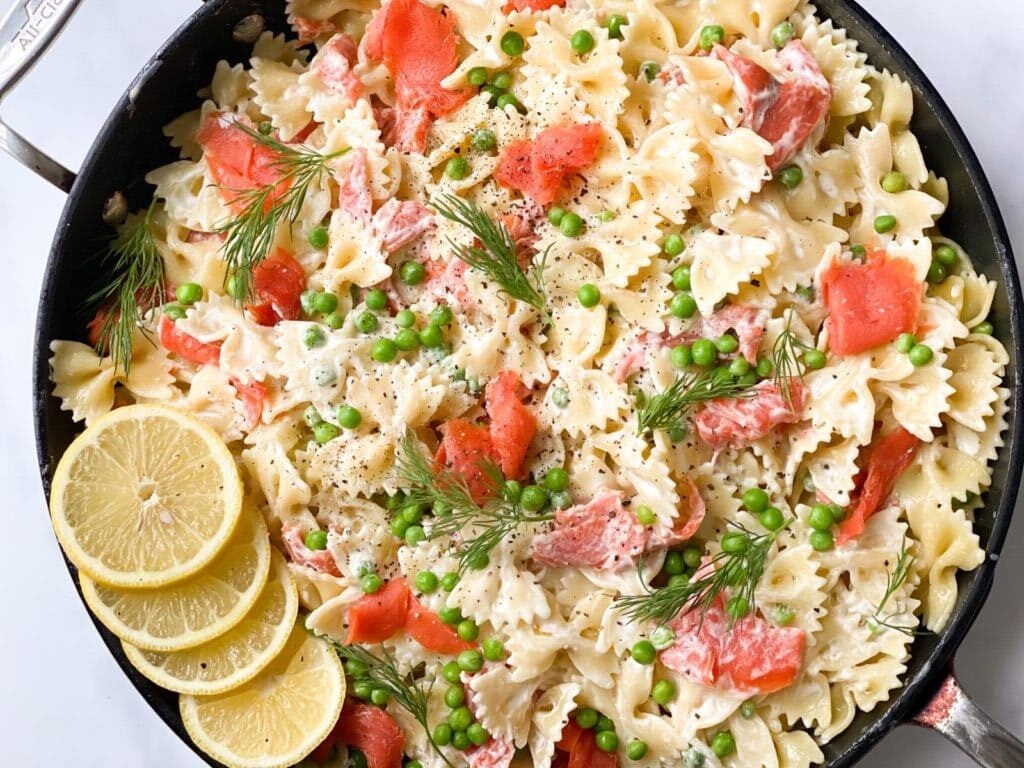 Smoked Salmon Crème Fraîche Pasta