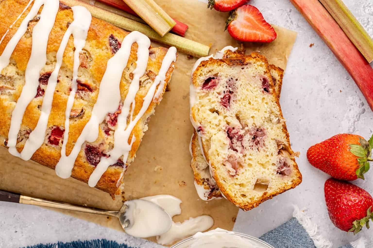 Strawberry Rhubarb Bread

