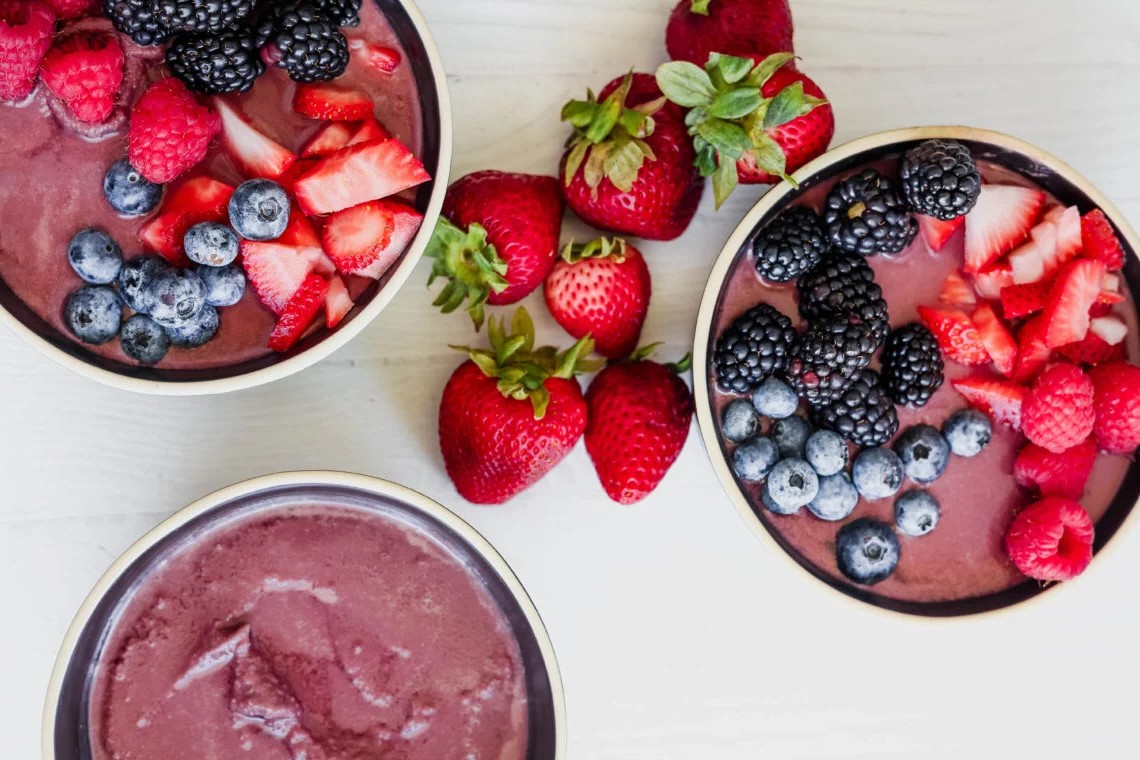Ninja Slushi Acai Bowl with Berries & Yogurt
