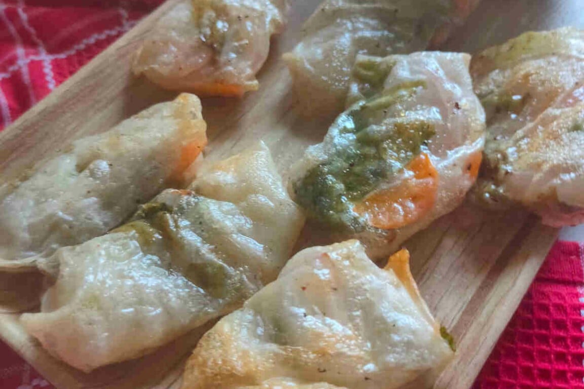 Air Fryer Crispy Rice Paper Dumplings Recipe
