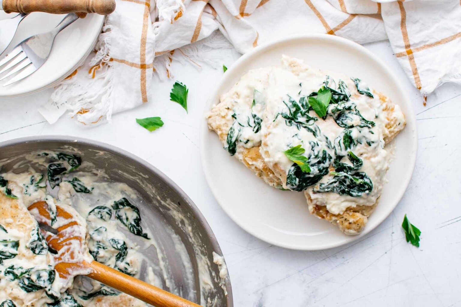 Creamy Chicken Florentine
