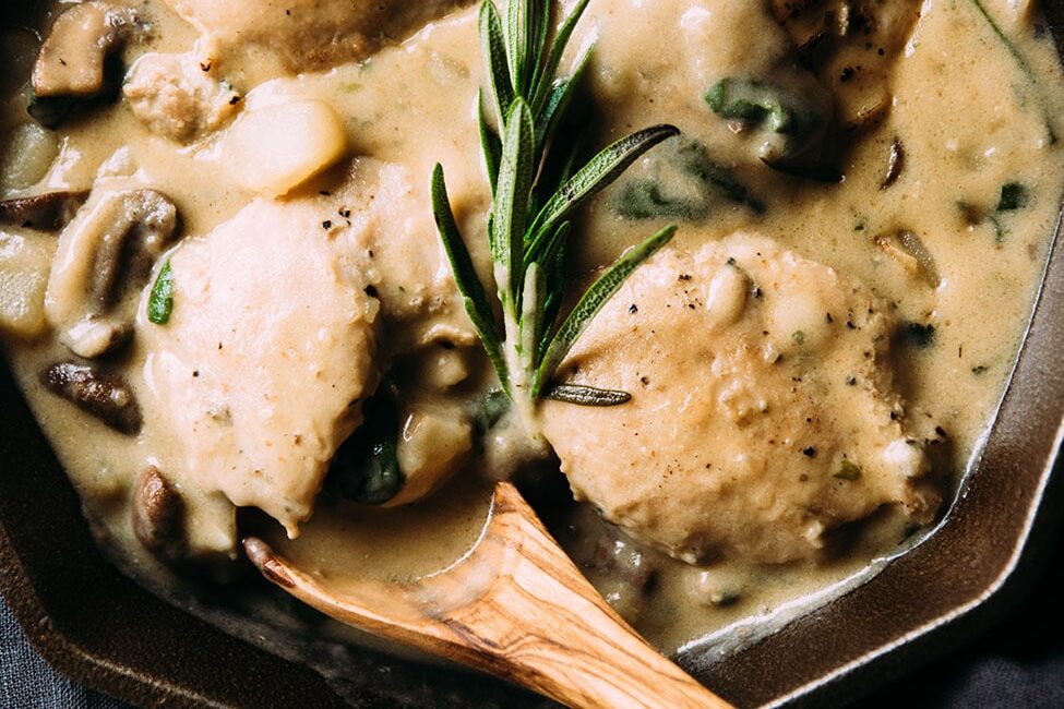 Creamy One Pan Chicken and Potatoes