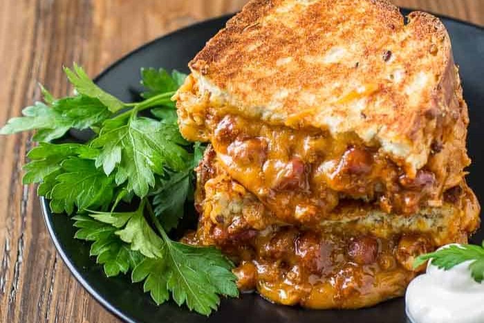 Chili Cheese Grilled Sandwich
