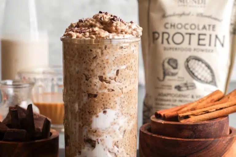 Superfood Coffee Chia Seed Protein Pudding
