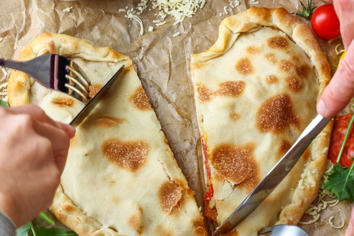 Heart-Shaped Pizza Pocket
