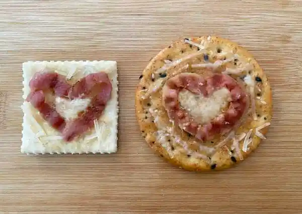 Bacon Heart Appetizers
