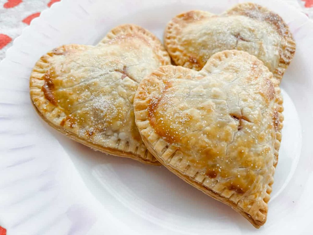 Heart Shaped Strawberry Hand Pies
