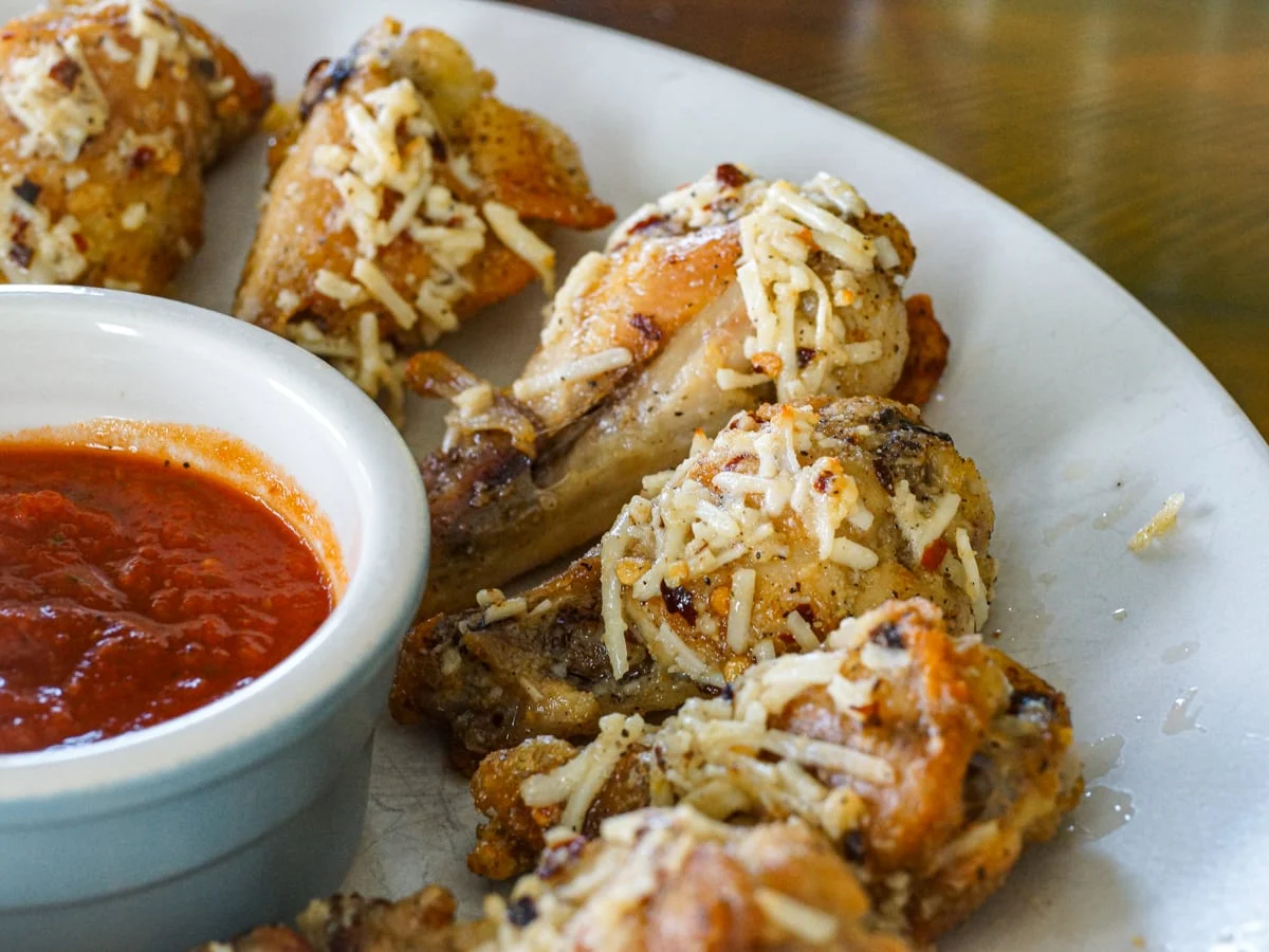 Italian Style Garlic Parmesan Wings
