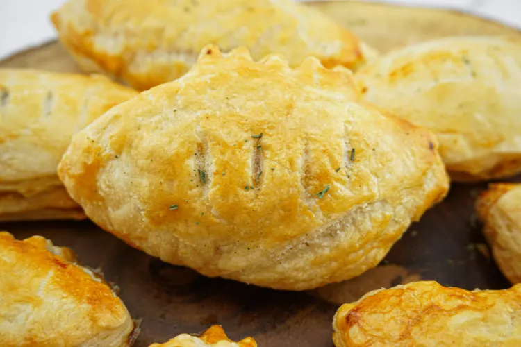 Football Pizza Puff Pastries