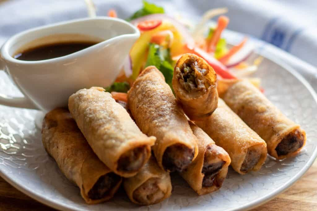 Crispy Duck Spring Rolls
