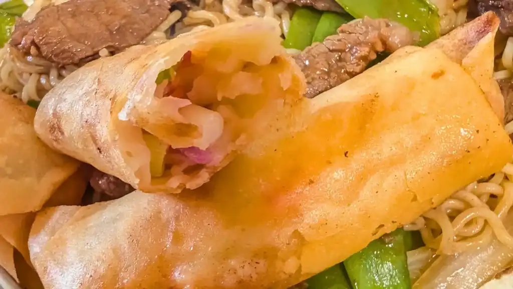 Shrimp And Vegetable Spring Rolls