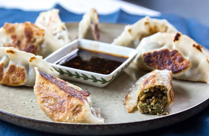 Vegetarian Shiitake Mushroom Tofu Potsticker Recipe
