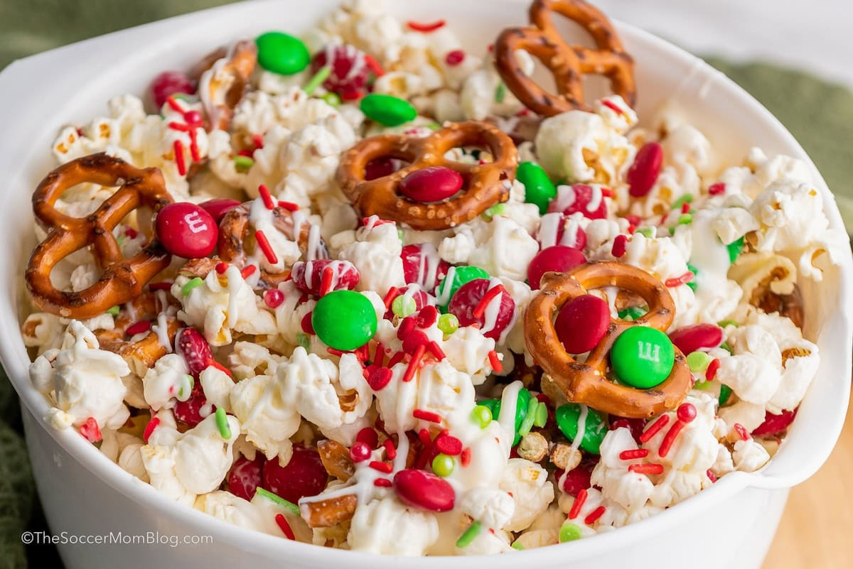 Christmas Crunch Snack Mix
