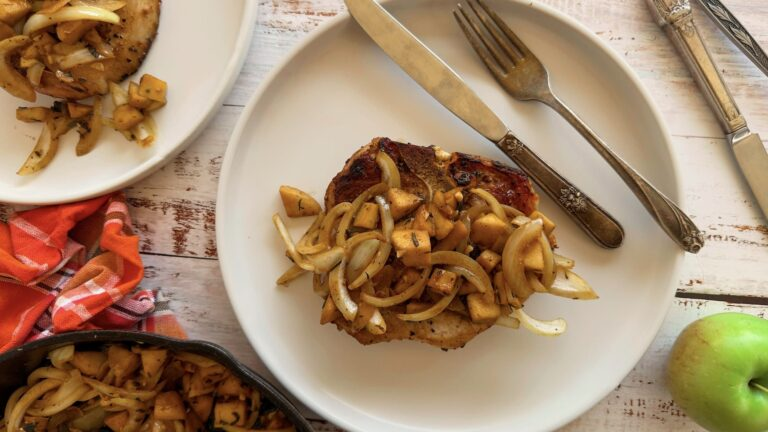 PAN SEARED PORK CHOPS