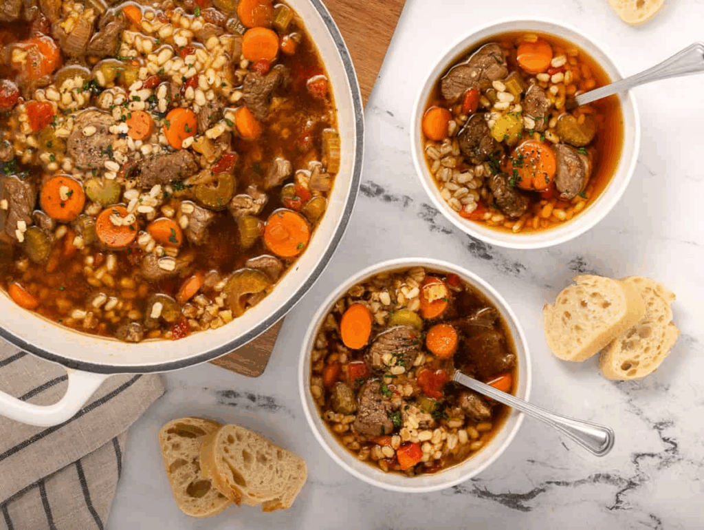 Old Fashioned Beef Barley Stew