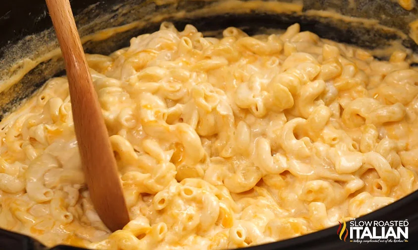 Crockpot Mac and Cheese with Cream Cheese + Video
