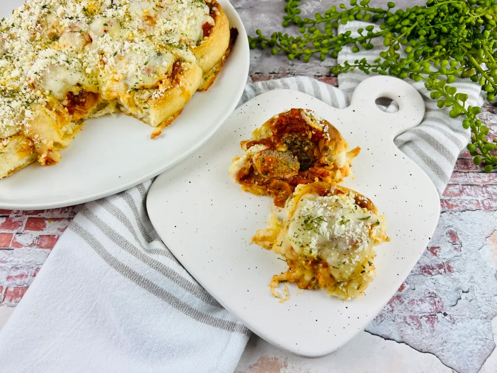 Easy Pull Apart Cheesy Italian Meatball Sliders
