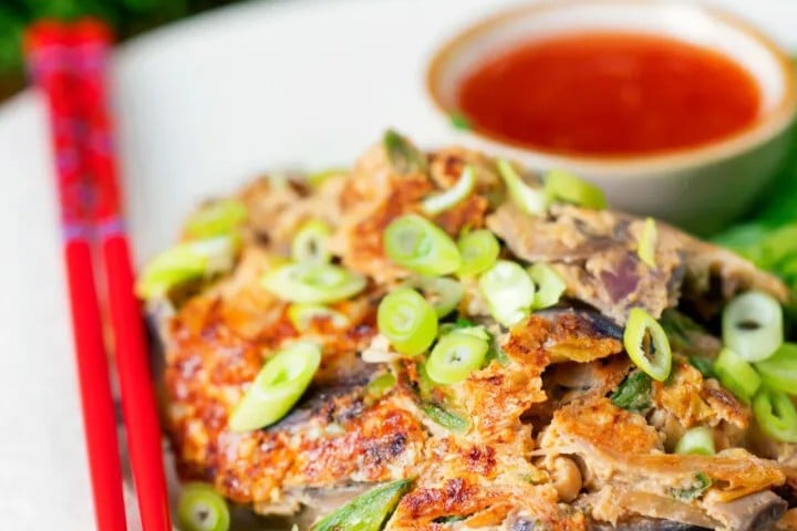 Chicken Egg Foo Yung Chinese Takeaway Omelette